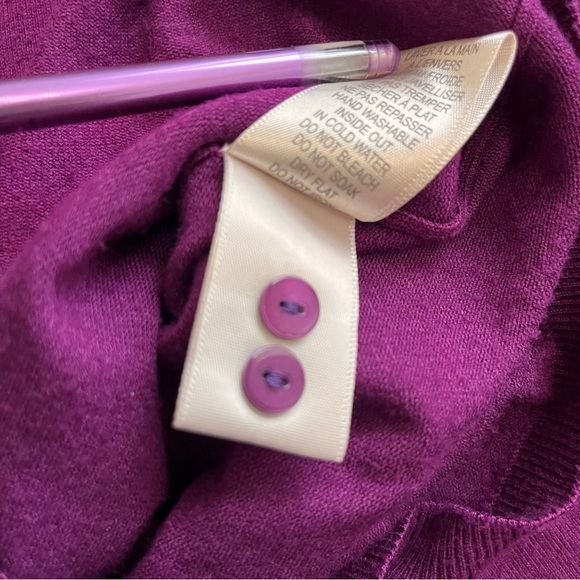 💠3/$10 TWIK Purple Cardigan - Picture 2 of 8